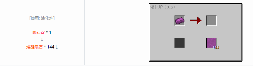 我的世界格雷科技6熔融材料合成表大全
