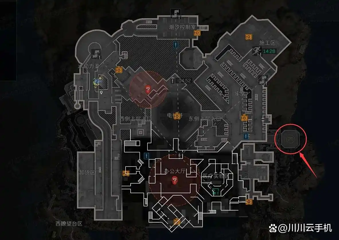 三角洲行动潮汐监狱撤离点在哪