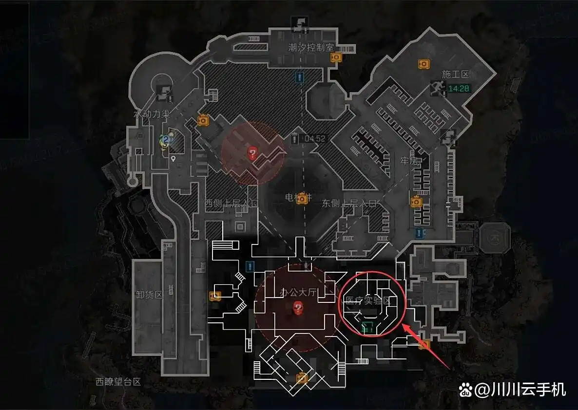 三角洲行动潮汐监狱撤离点在哪