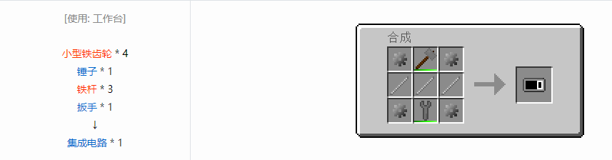 我的世界格雷科技6工具合成表大全