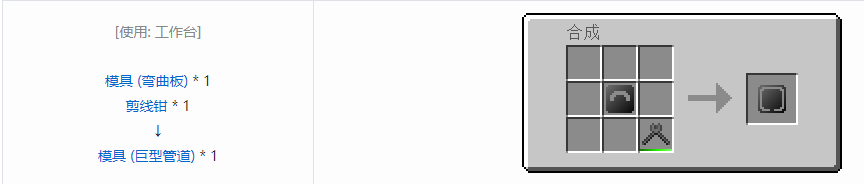 我的世界格雷科技6压模模具合成表大全