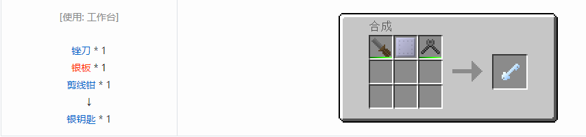 我的世界格雷科技6工具合成表大全