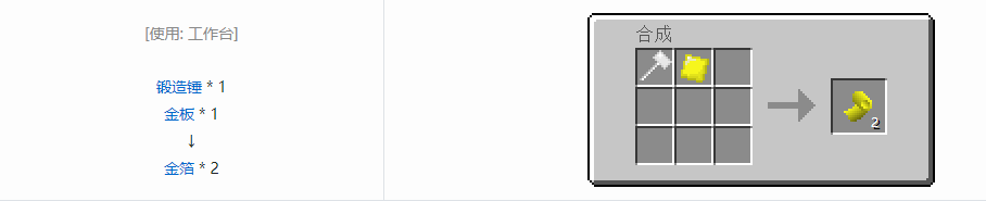 我的世界格雷科技5箔合成表大全