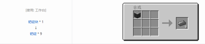 我的世界格雷科技6锭合成表大全