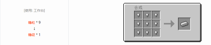 我的世界格雷科技6锭合成表大全