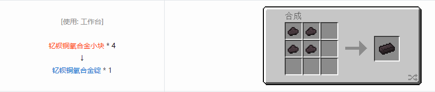 我的世界格雷科技6锭合成表大全