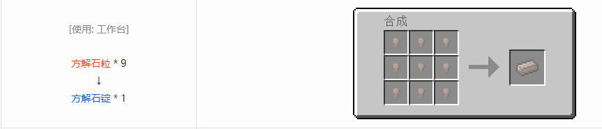 我的世界格雷科技6锭合成表大全