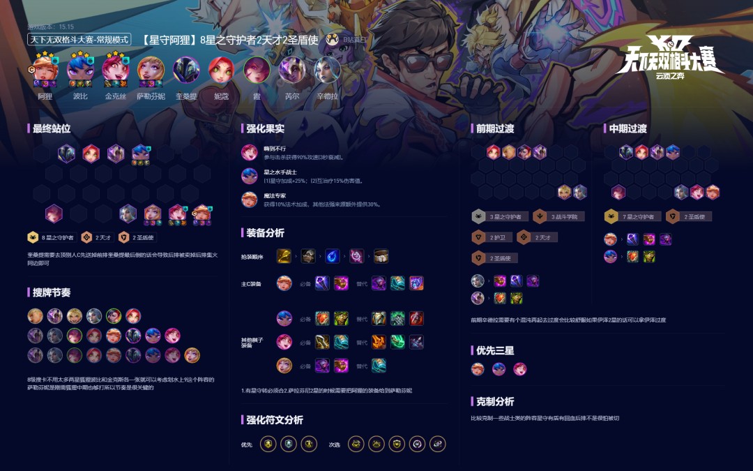 云顶之弈S15星守阿狸阵容攻略