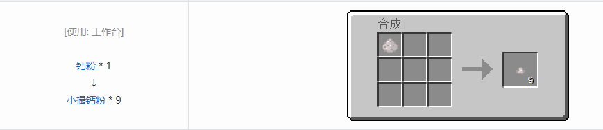 我的世界格雷科技6小撮粉合成表大全