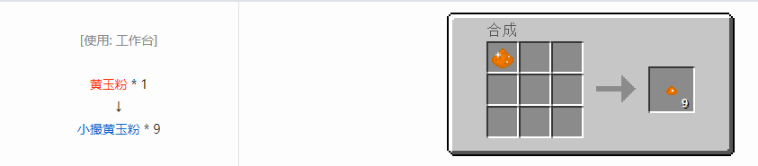 我的世界格雷科技6小撮粉合成表大全