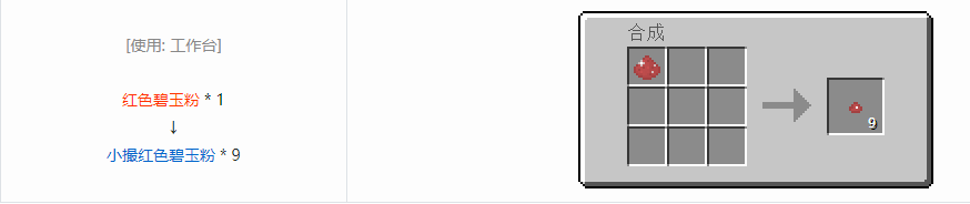 我的世界格雷科技6小撮粉合成表大全