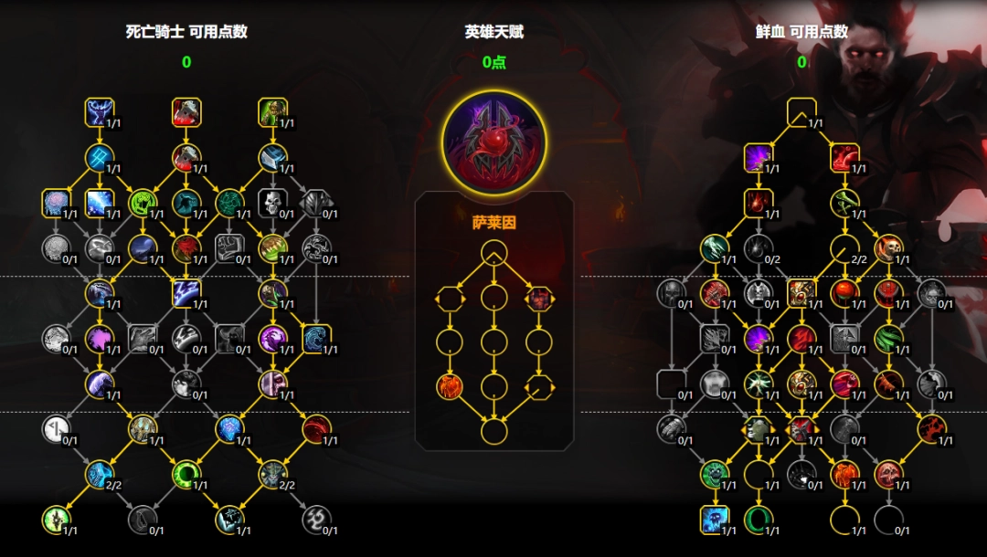 魔兽世界11.2血DK大米天赋加点一览