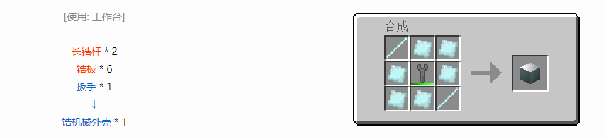 我的世界格雷科技6机械外壳合成表大全