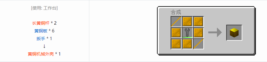 我的世界格雷科技6机械外壳合成表大全