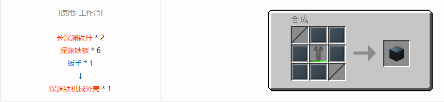 我的世界格雷科技6机械外壳合成表大全