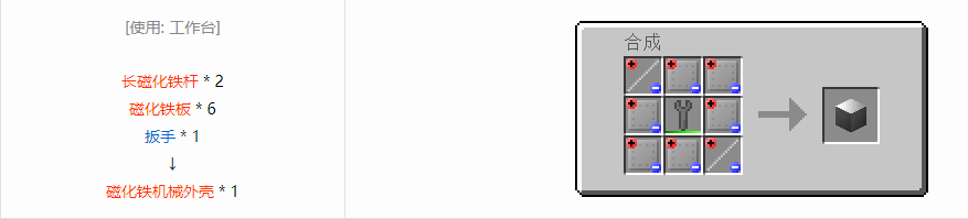 我的世界格雷科技6机械外壳合成表大全