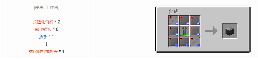 我的世界格雷科技6机械外壳合成表大全