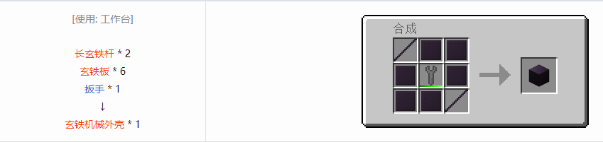 我的世界格雷科技6机械外壳合成表大全