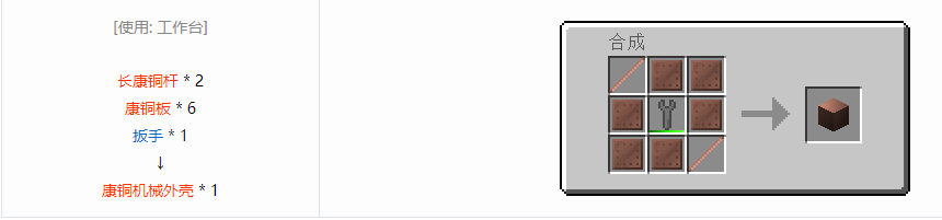 我的世界格雷科技6机械外壳合成表大全