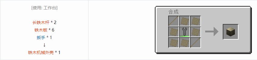 我的世界格雷科技6机械外壳合成表大全
