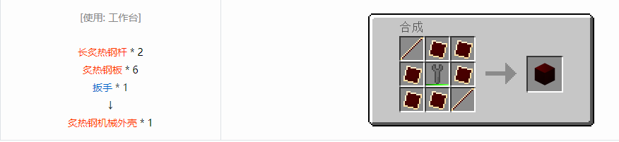 我的世界格雷科技6机械外壳合成表大全