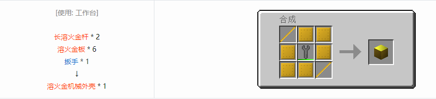 我的世界格雷科技6机械外壳合成表大全