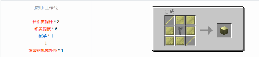 我的世界格雷科技6机械外壳合成表大全