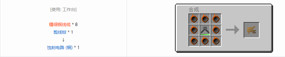 我的世界格雷科技6电路合成表大全