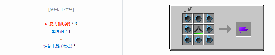 我的世界格雷科技6电路合成表大全