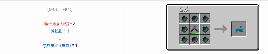 我的世界格雷科技6电路合成表大全
