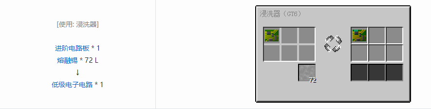 我的世界格雷科技6电路合成表大全