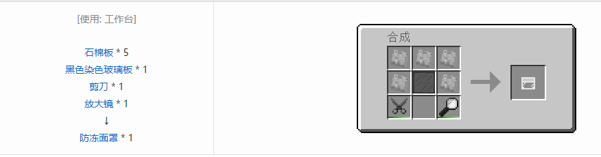我的世界格雷科技6装备合成表大全