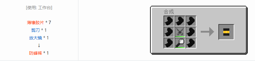 我的世界格雷科技6装备合成表大全