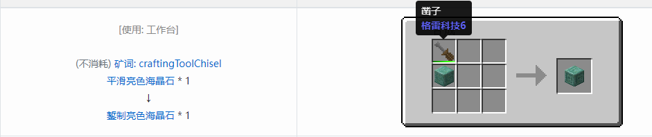 我的世界格雷科技6装饰品合成表大全