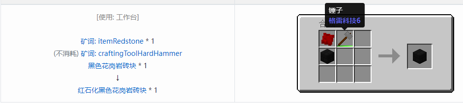 我的世界格雷科技6装饰品合成表大全