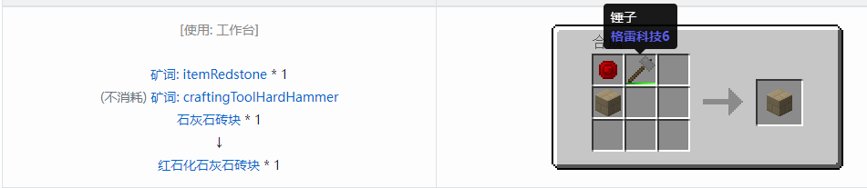 我的世界格雷科技6装饰品合成表大全