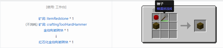 我的世界格雷科技6装饰品合成表大全