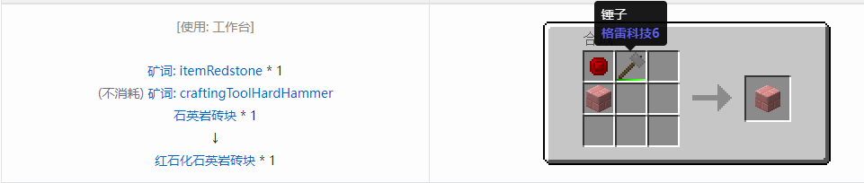 我的世界格雷科技6装饰品合成表大全