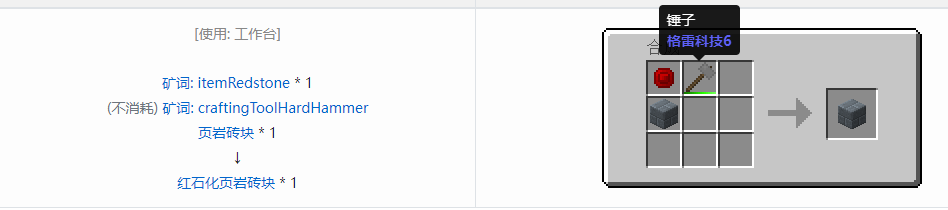我的世界格雷科技6装饰品合成表大全