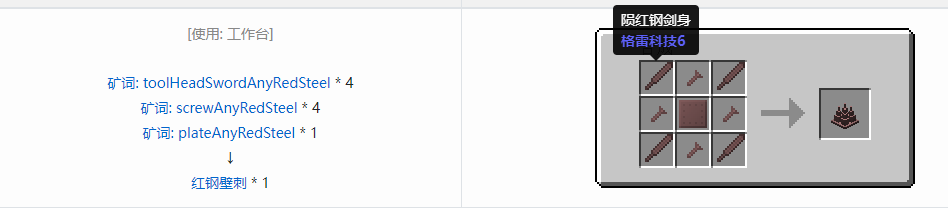 我的世界格雷科技6装饰品合成表大全