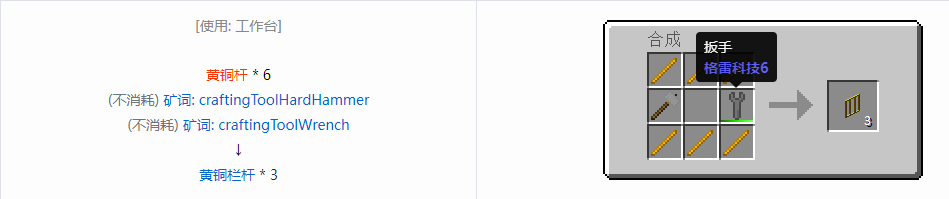 我的世界格雷科技6装饰品合成表大全