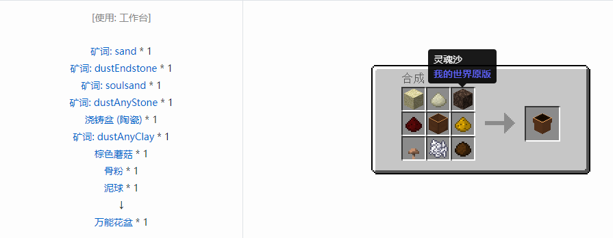 我的世界格雷科技6装饰品合成表大全