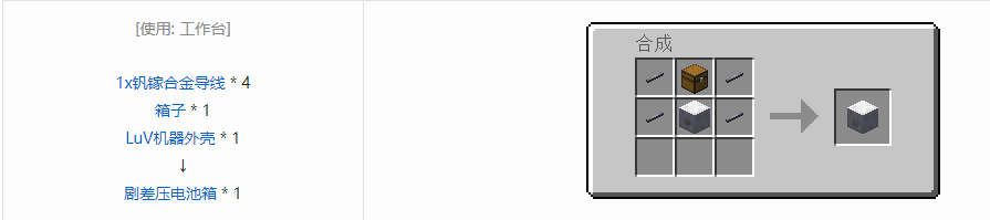 我的世界格雷科技5单方块机器合成表大全