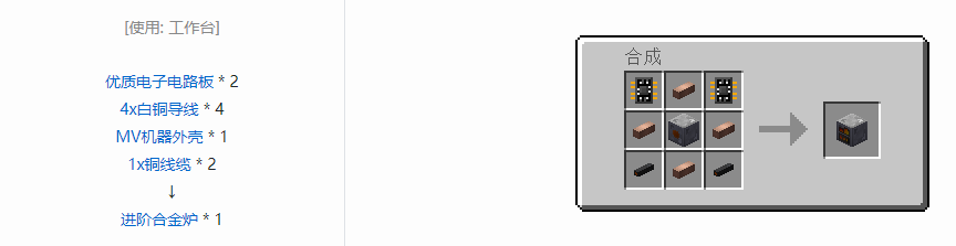 我的世界格雷科技5单方块机器合成表大全