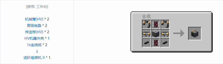 我的世界格雷科技5单方块机器合成表大全