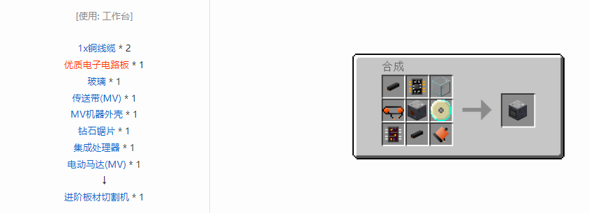 我的世界格雷科技5单方块机器合成表大全