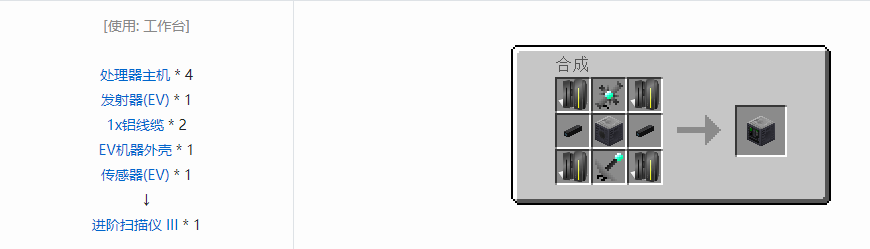 我的世界格雷科技5单方块机器合成表大全