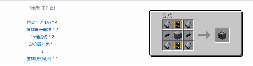 我的世界格雷科技5单方块机器合成表大全