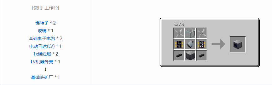 我的世界格雷科技5单方块机器合成表大全