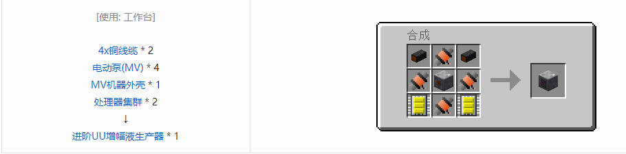 我的世界格雷科技5单方块机器合成表大全